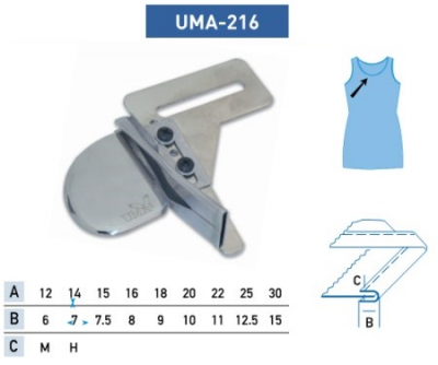 Приспособление UMA-216 32-16 мм H